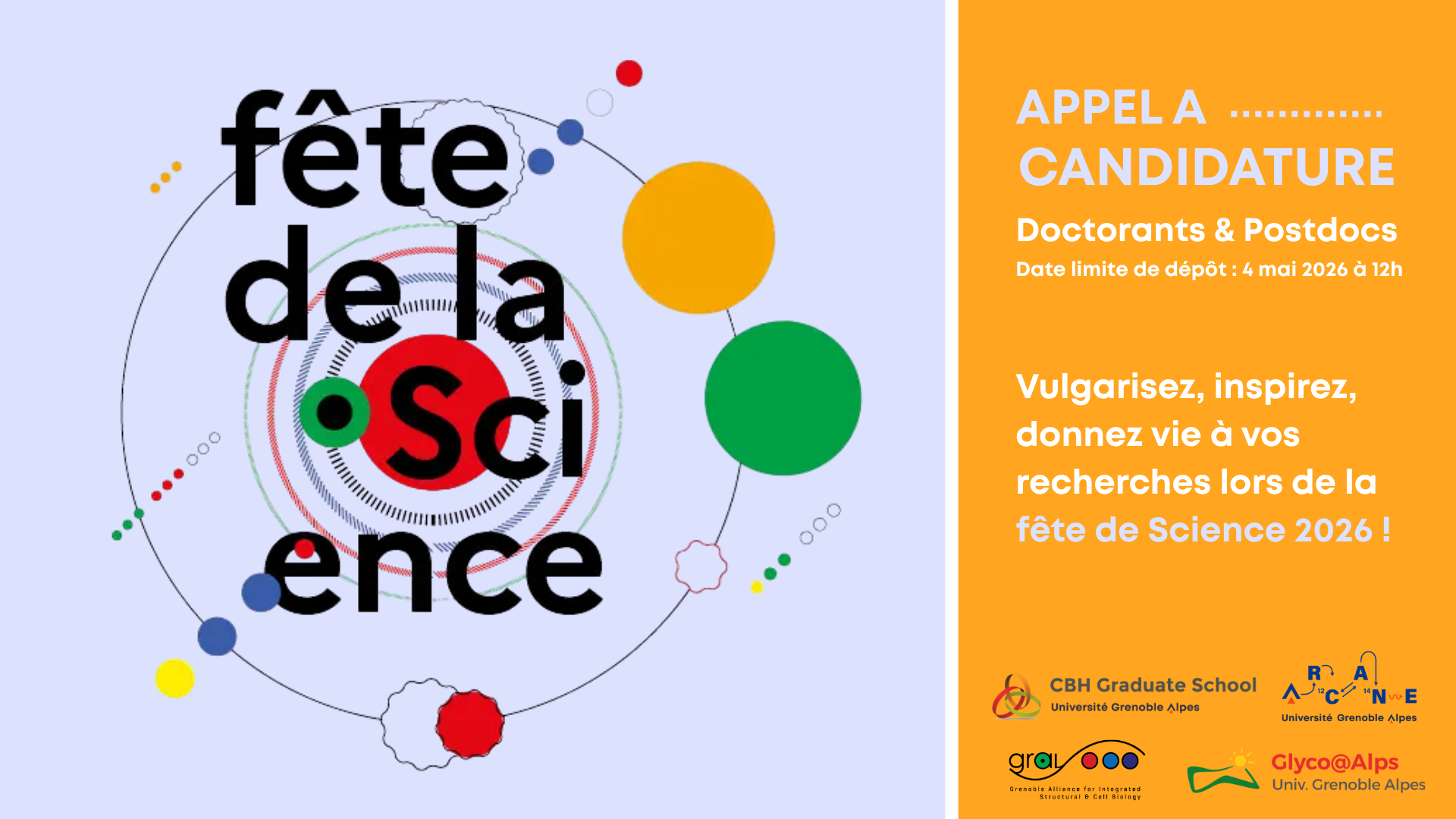 Flyer Fête de la science